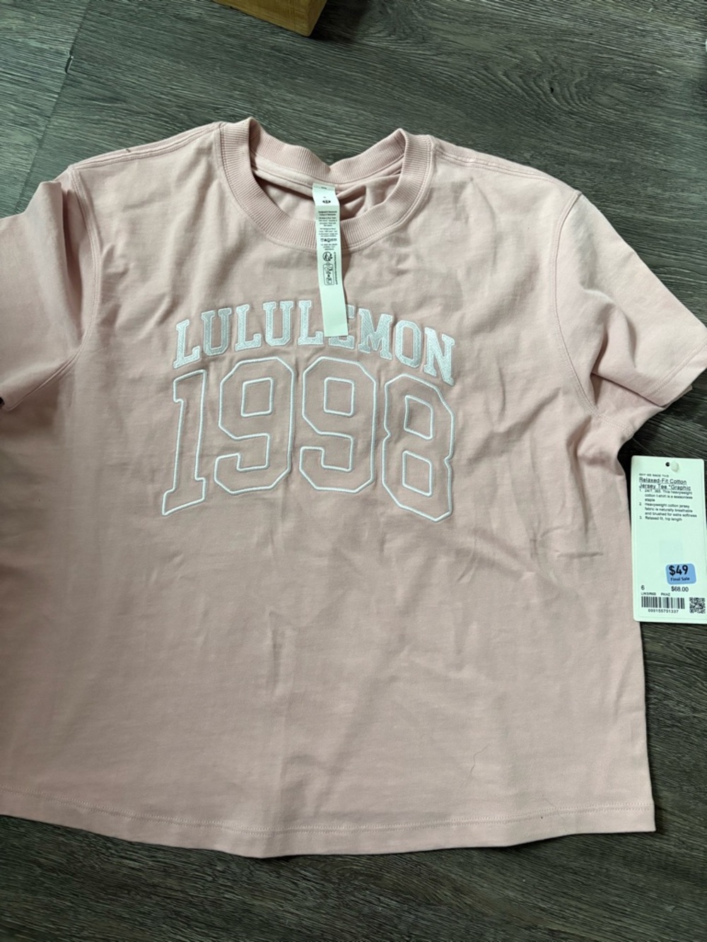 lululemon athletica Light Pink 1998 Short Sleeve Tee - Women’s
